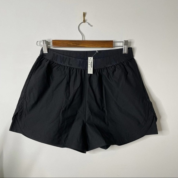Madewell MWL Allways Pull-On Shorts in Black M Medium - Picture 5 of 8